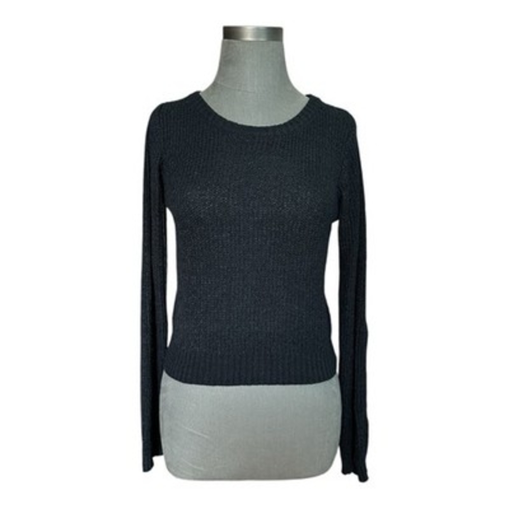 Lulus Black Loose Knit Sweater Women's Pullover Top Size S New With Tag